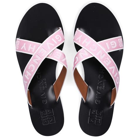 givenchy criss cross logo sandals|givenchy marshmallow sandals.